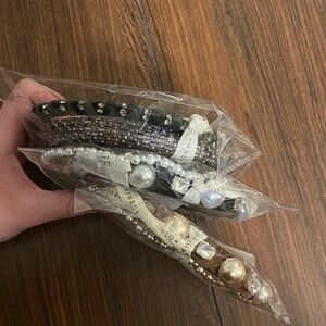 Anthropologie Elegant Beaded Headbands